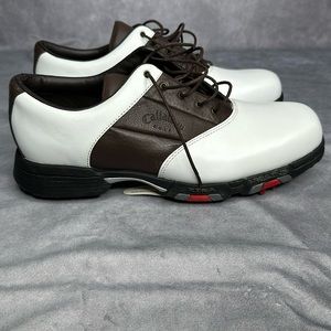 Callaway Mens 07 XTT Grand Slam White/ Dark Brown size USA 8 XWT